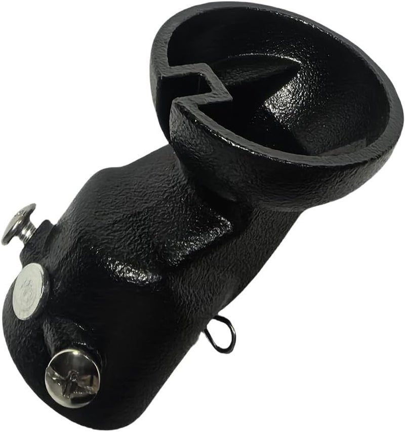 heimo Flat Sloped Ceiling Fan Adapter for Ceilings Up to 45° (Black) - Image 3